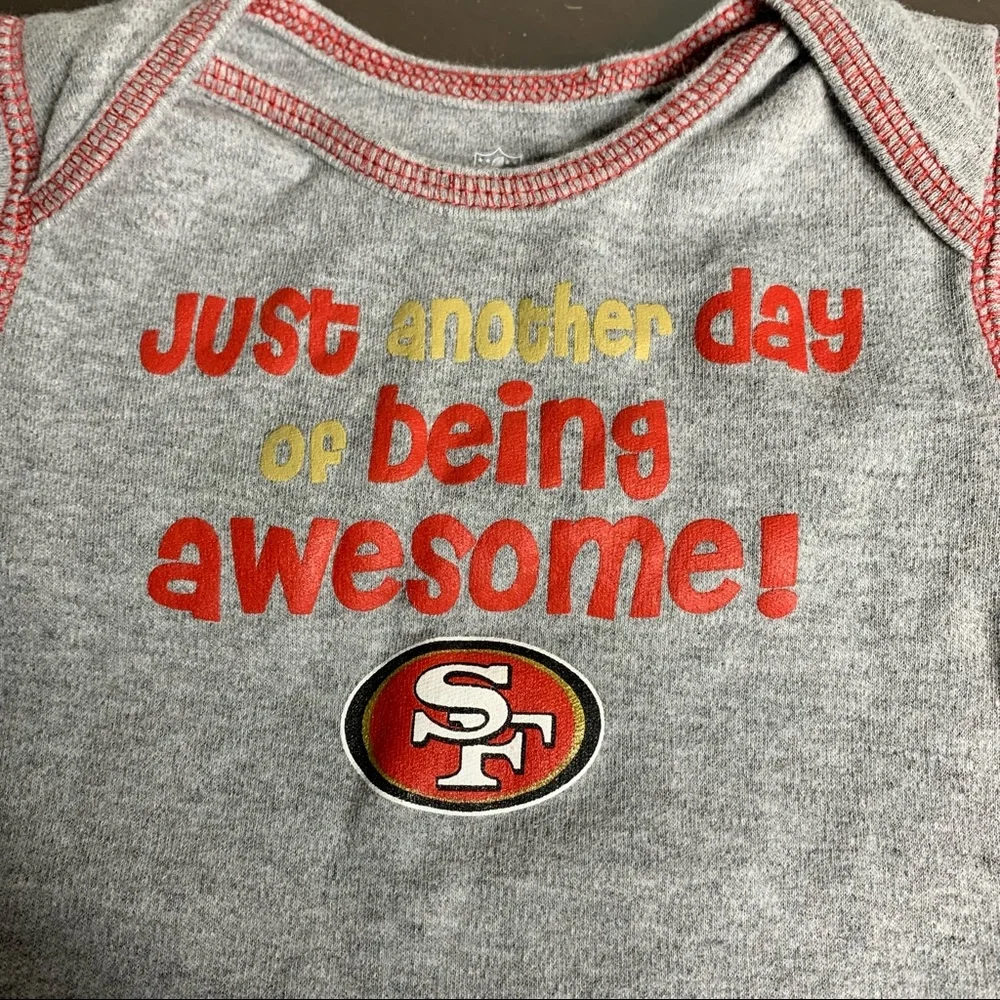 Infant’s NFL Team Apparel San Francisco 49ers Graphic Bodysuit